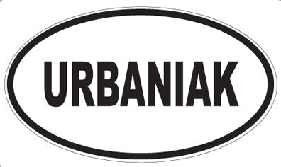 URBANIAK - Oval Magnet