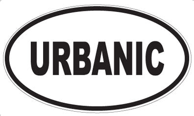 URBANIC - Oval Sticker