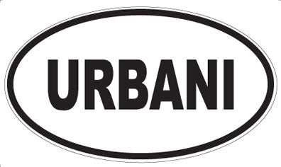 URBANI - Oval Magnet