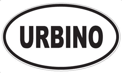 URBINO - Oval Sticker