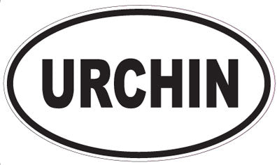 URCHIN - Oval Sticker
