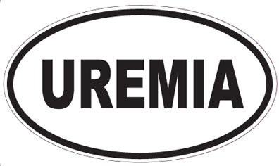 UREMIA - Oval Sticker