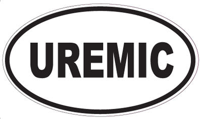 UREMIC - Oval Sticker