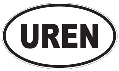UREN - Oval Magnet
