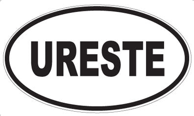 URESTE - Oval Magnet