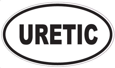 URETIC - Oval Sticker