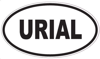 URIAL - Oval Sticker