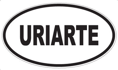 URIARTE - Oval Magnet