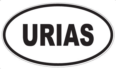 URIAS - Oval Sticker