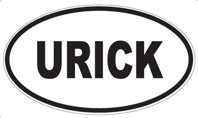 URICK - Oval Magnet
