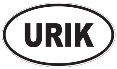 URIK - Oval Sticker