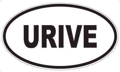 URIVE - Oval Sticker