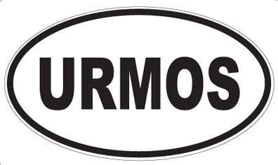 URMOS - Oval Sticker