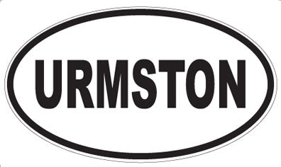 URMSTON - Oval Sticker