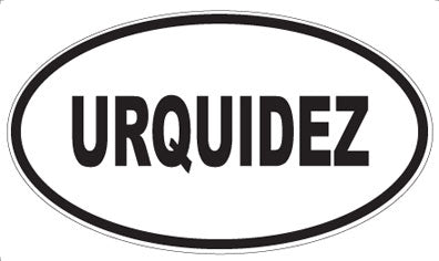 URQUIDEZ - Oval Magnet