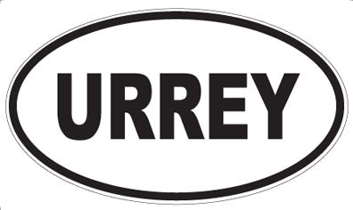 URREY - Oval Sticker
