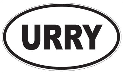 URRY - Oval Sticker