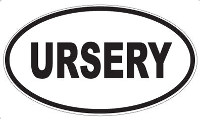 URSERY - Oval Magnet