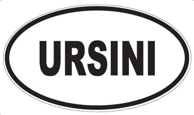 URSINI - Oval Magnet