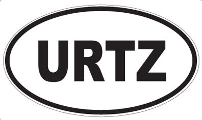 URTZ - Oval Sticker