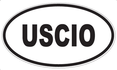 USCIO - Oval Magnet