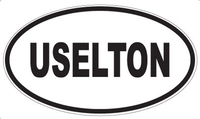 USELTON - Oval Sticker