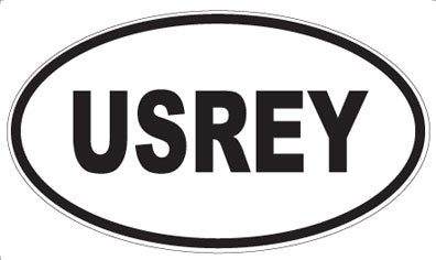 USREY - Oval Sticker
