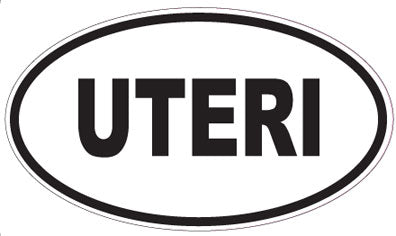 UTERI - Oval Magnet