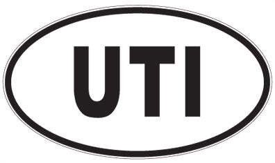 UTI - 3 Letter Initials Oval Magnet