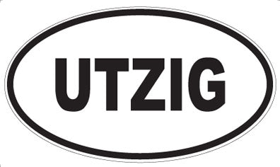 UTZIG - Oval Sticker
