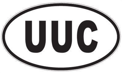 UUC - 3 Letter Initials Oval Magnet
