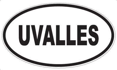 UVALLES - Oval Magnet