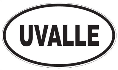 UVALLE - Oval Magnet
