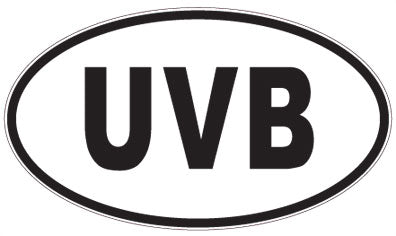 UVB - 3 Letter Initials Oval Magnet