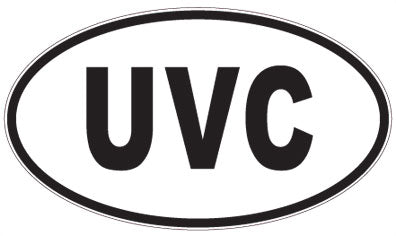 UVC - 3 Letter Initials Oval Magnet