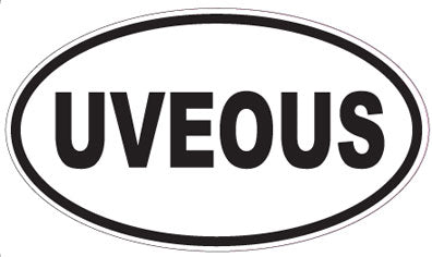 UVEOUS - Oval Sticker