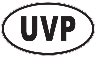 UVP - 3 Letter Initials Oval Magnet