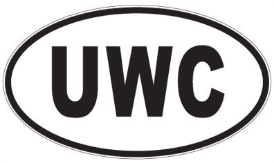 UWC - 3 Letter Initials Oval Magnet
