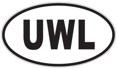 UWL - 3 Letter Initials Oval Magnet