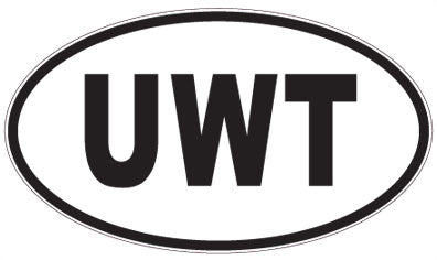 UWT - 3 Letter Initials Oval Magnet