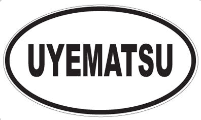 UYEMATSU - Oval Sticker