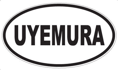 UYEMURA - Oval Sticker