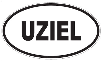 UZIEL - Oval Sticker
