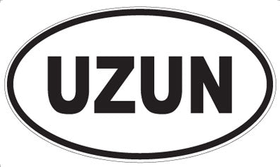UZUN - Oval Sticker