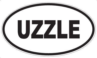 UZZLE - Oval Sticker