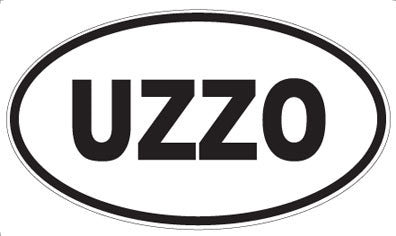 UZZO - Oval Sticker