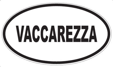 VACCAREZZA - Oval Magnet