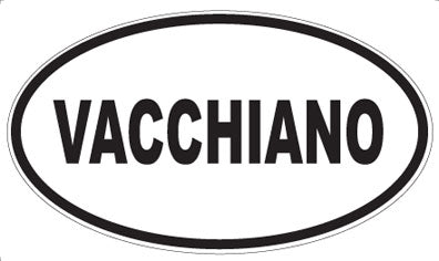 VACCHIANO - Oval Sticker