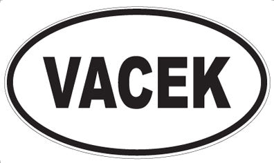 VACEK - Oval Magnet