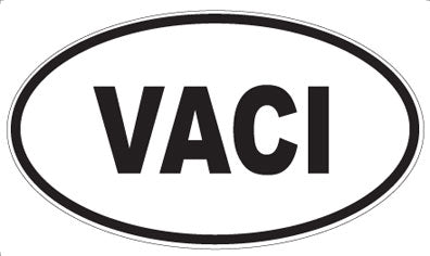 VACI - Oval Sticker